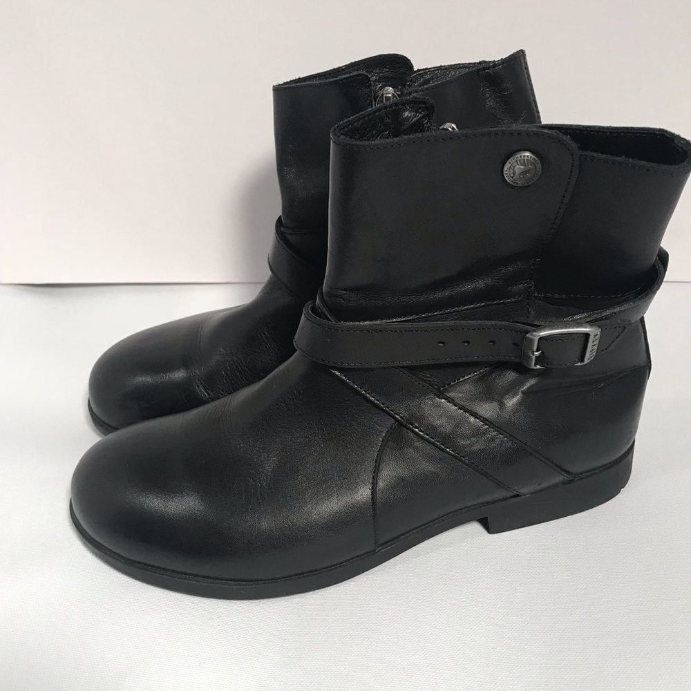 Black Birkenstock Moto Boots sz 10